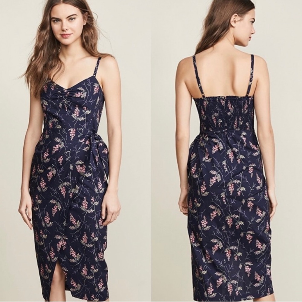 Rebecca taylor floral midi dress
